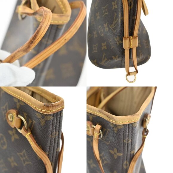 LOUIS VUITTON Neverfull PM Shoulder Tote Bag Monogram Leather BN - Picture 8 of 16
